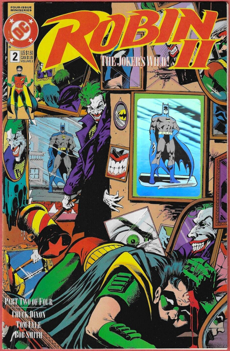 ROBIN #1 1993, ROBIN II: JOKERS WILD #2D 1991 LOT DEBUT OF ROBINS REDBIRD