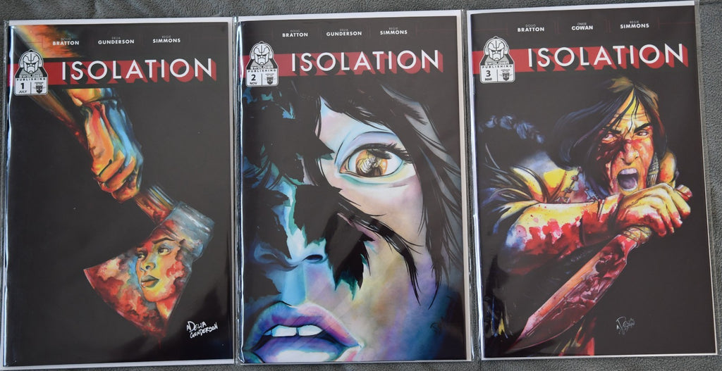 Isolation #1-3 Set Swoldier Publishing Reggie Collects
