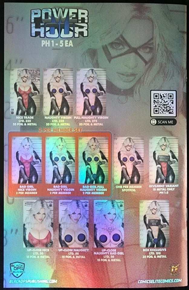 Power Hour #3 Preview Shikarii Bad Kitty 2 Per Member Patreon Foil Match 8 Set