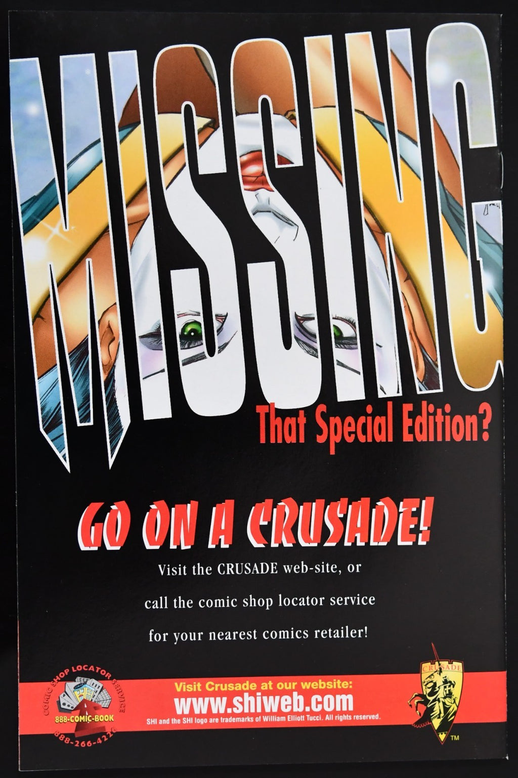 Shi: The Series (1997-2000) Crusade Comics, Choose Your Issue