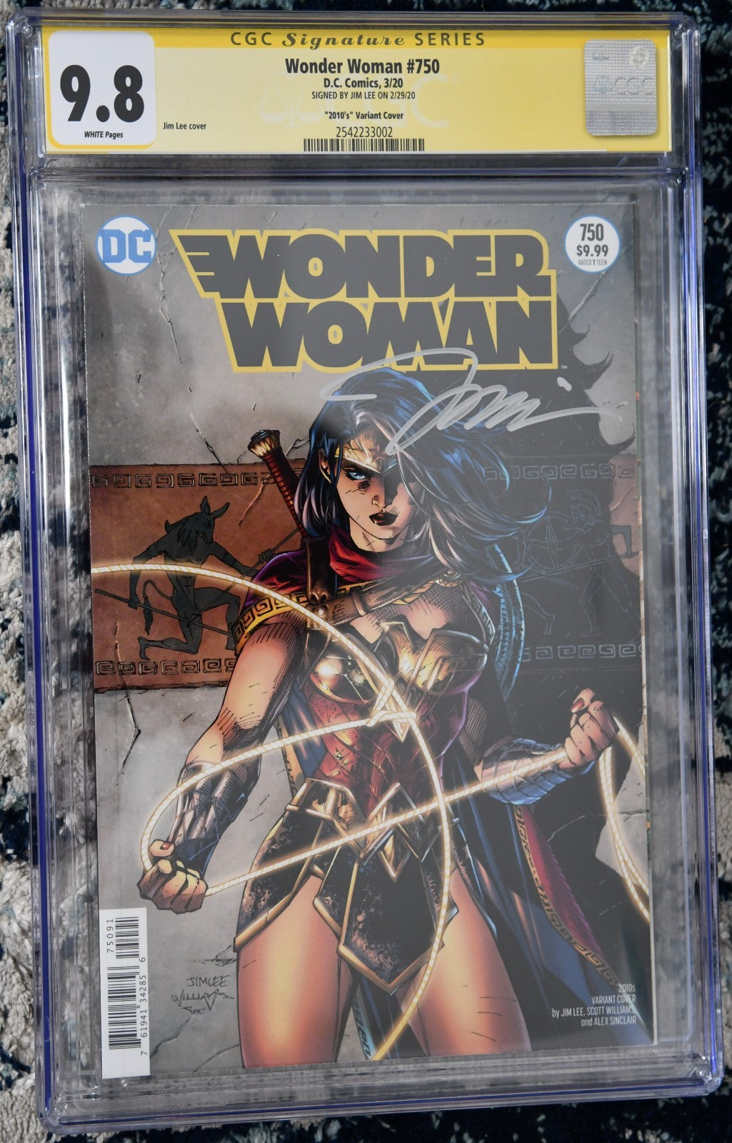 Wonder Woman #750 2010s CGC 9.8 SS Jim Lee 2020