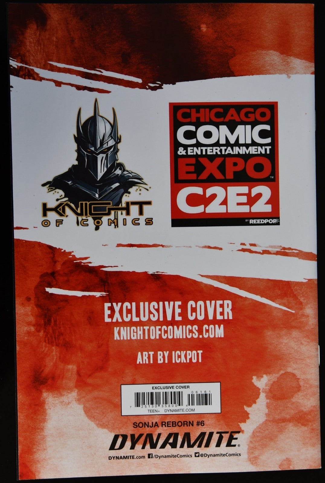 Red Sonja Reborn #6 Ickpot C2E2 Virgin Variant A Ltd 250
