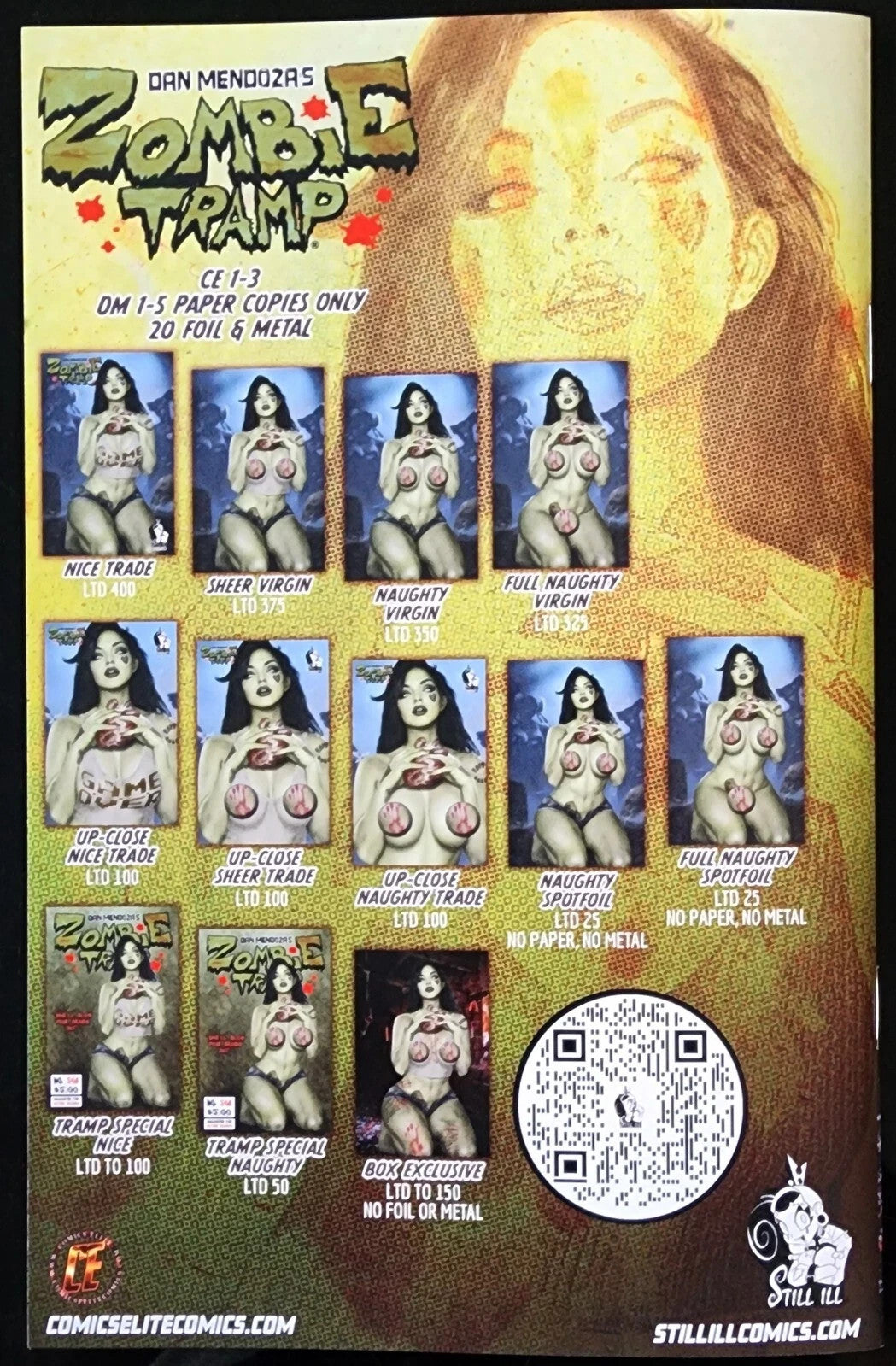 Dan Mendozas Zombie Tramp 56 B C2E2 Shikarii 6 Book Box Set Ltd 150