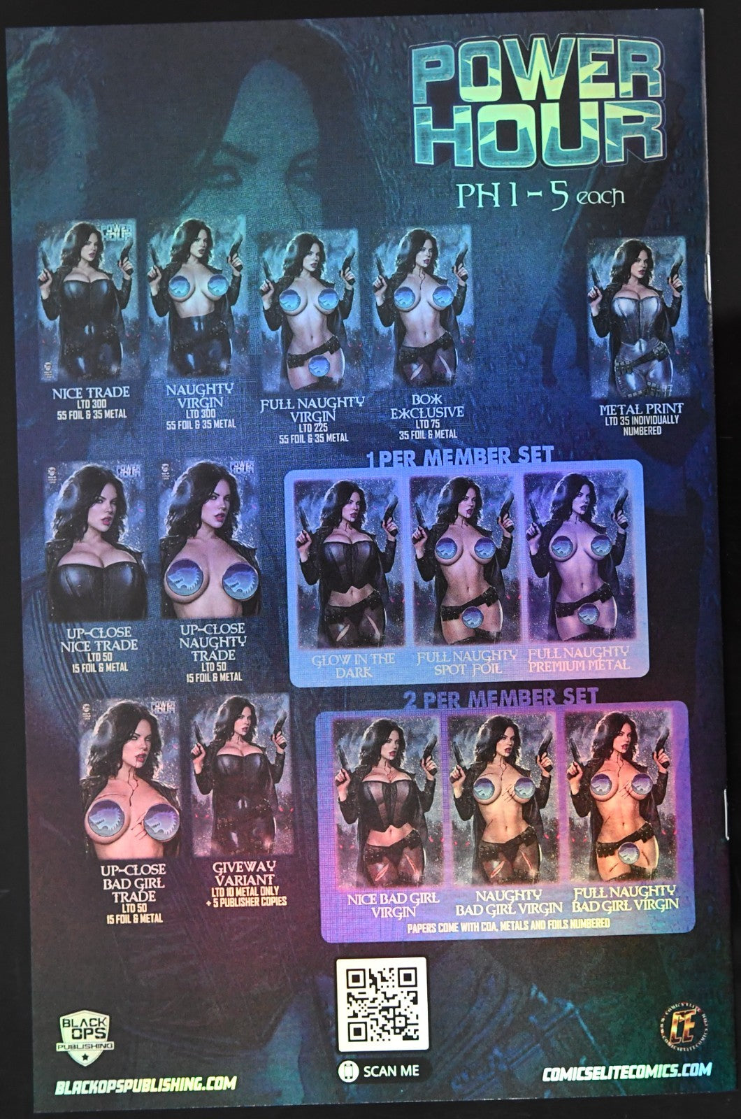 Power Hour #3 Shikarii Death Dealer Naughty Bad Girl Foil Ltd 7/20 Patreon