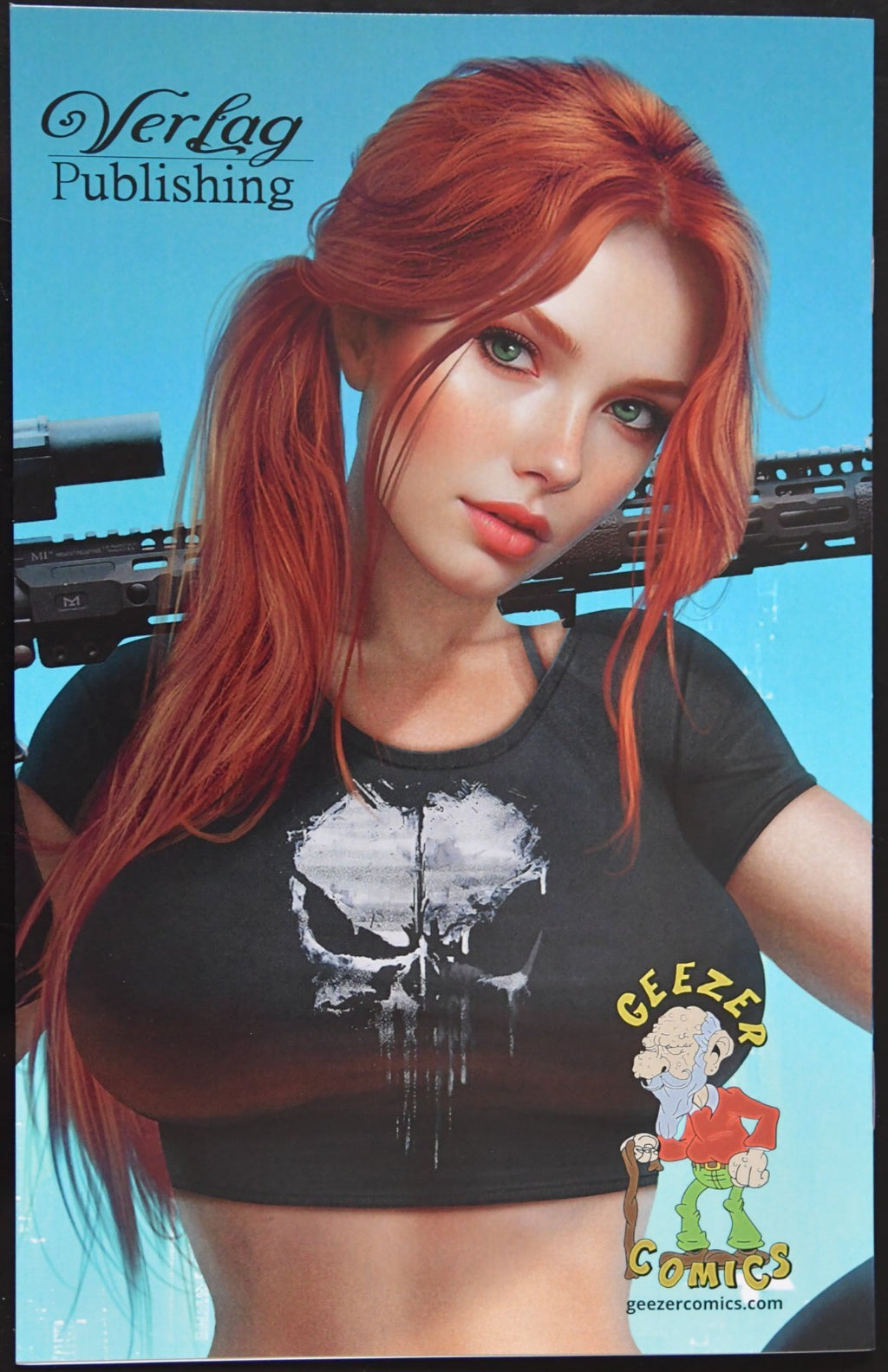 Skyline #3 Lady Punisher 3 Book Set Geezer Comics Verlog Publishing