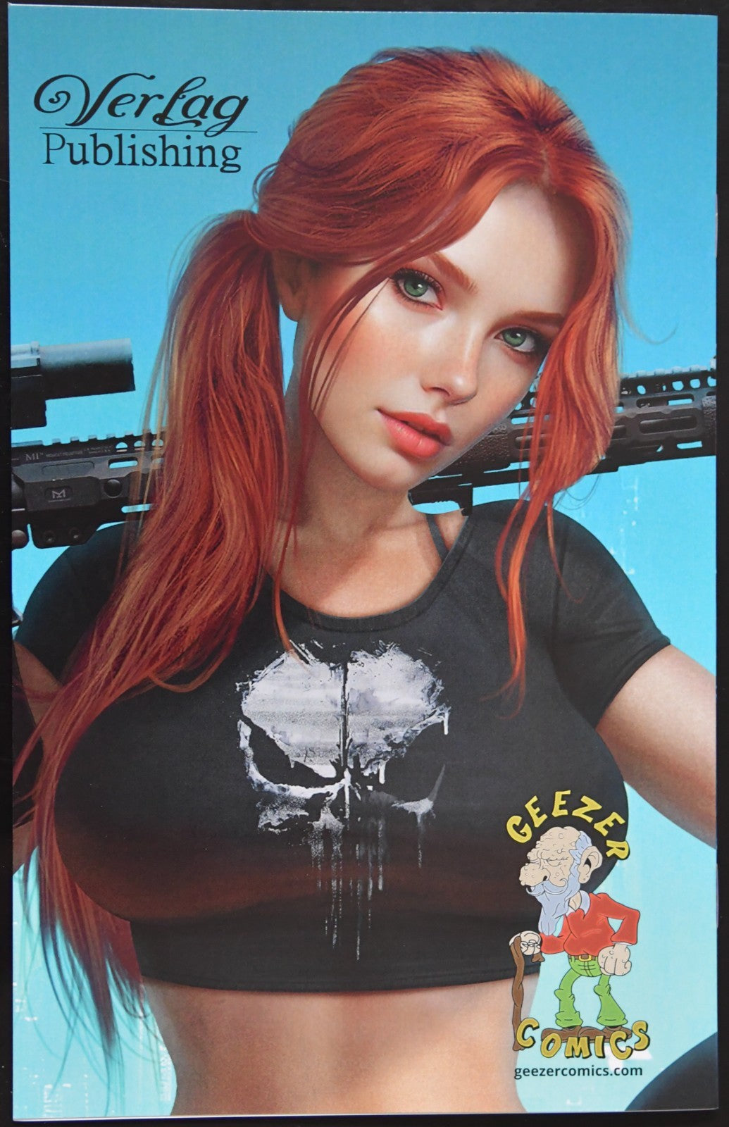 Skyline #3 Lady Punisher 3 Book Set Geezer Comics Verlog Publishing