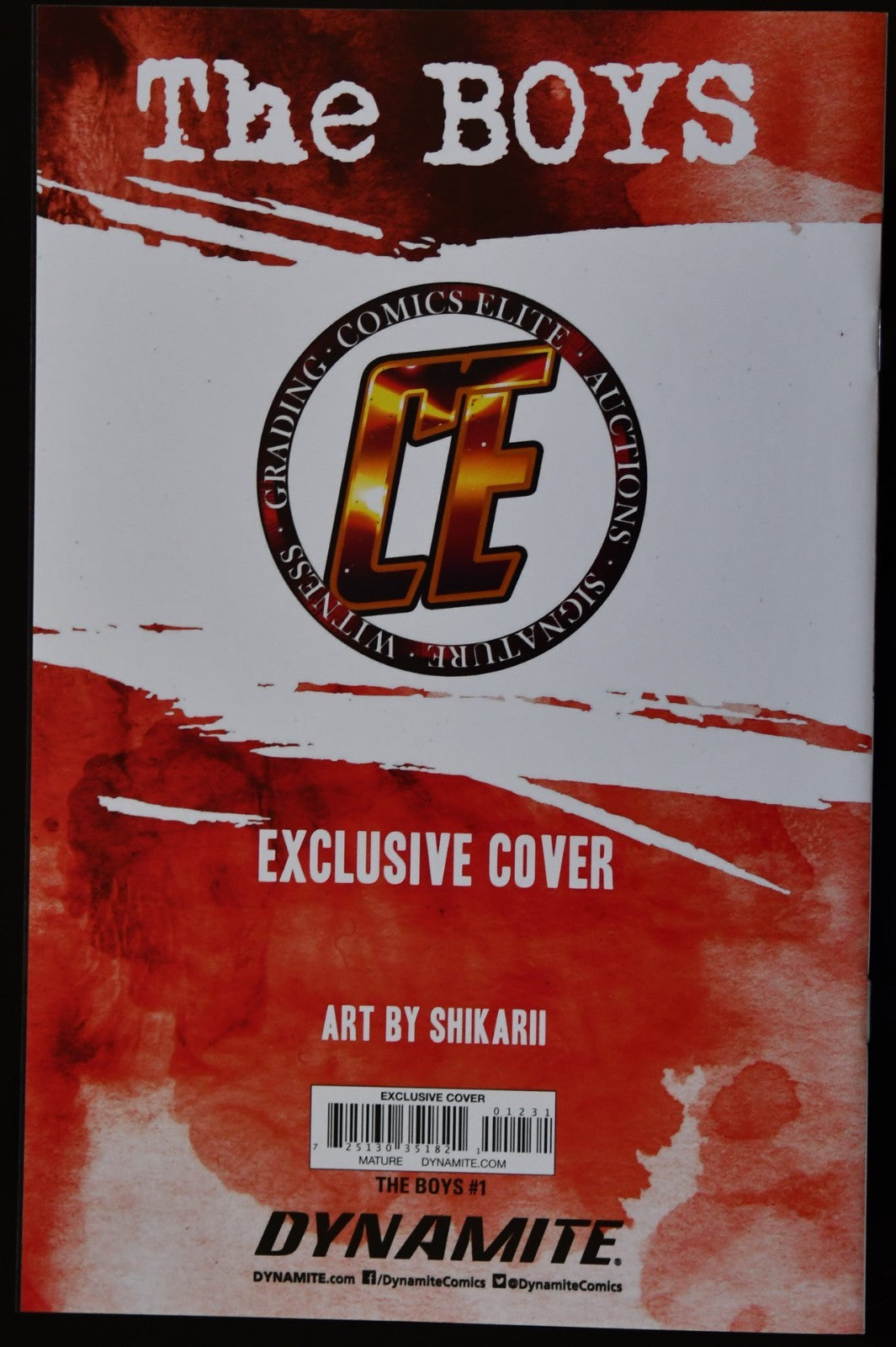 The Boys #1 Shikarii Exclusive Dallas Fan Expo White Virgin Cover Lim to 1000 NM