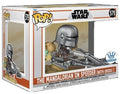 Funko Pop! The Mandalorian on Speeder (with Grogu) #579 Star Wars