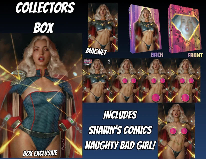 Power Hour Villains #3 Shikarii Dark Steel Shawn's Exc Comic Box Set