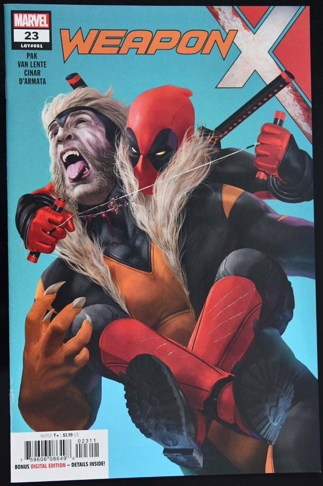 Weapon X, Vol. 3 #23 2018 Deadpool Sabretooth