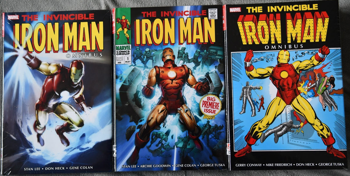 The Invincible Iron Man Omnibus Vol 1-3 Hardcover Set