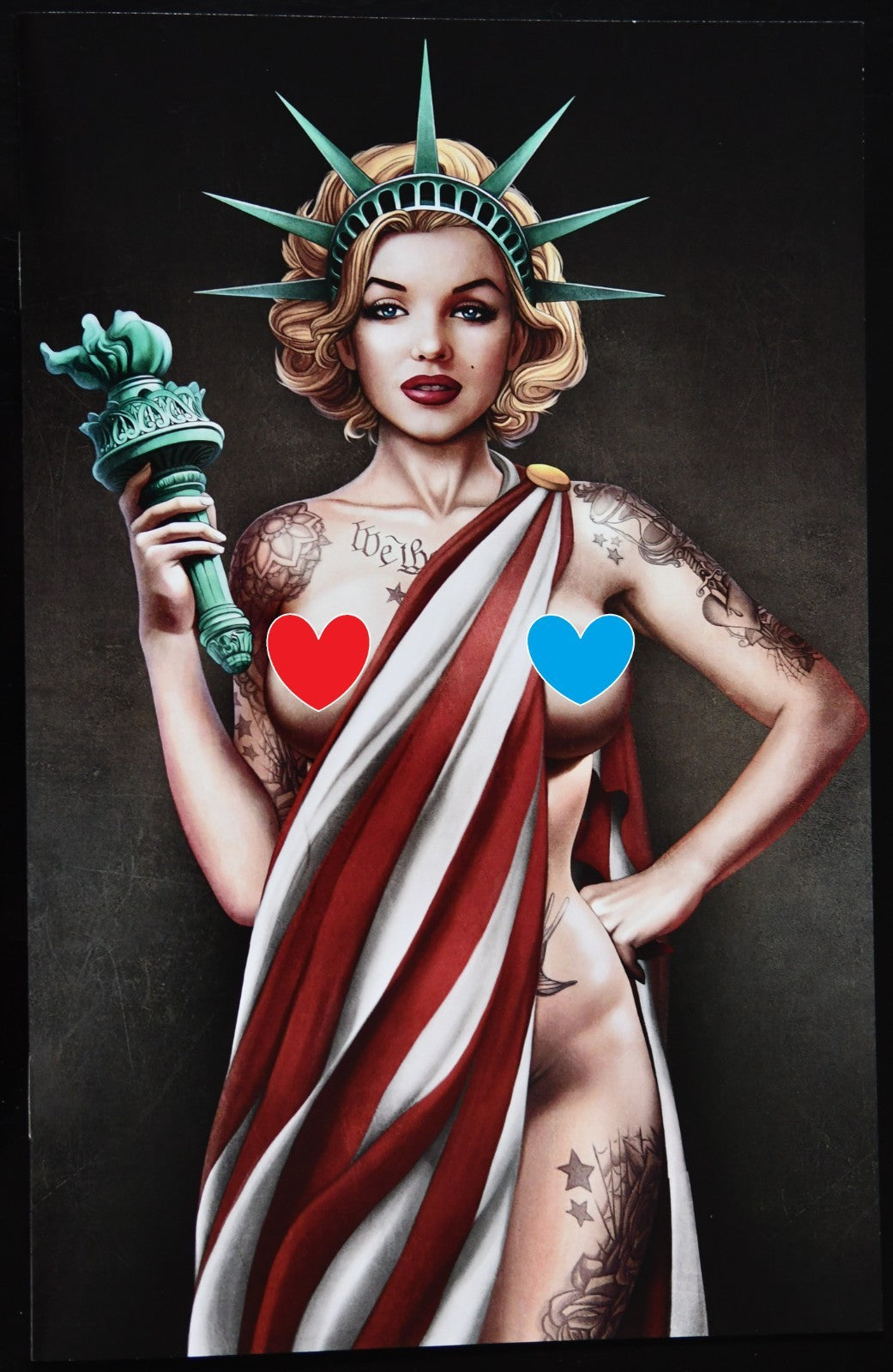 Cool Comics Marilyn Monroe Statue of Liberty Lady Liberty 3 Book Set