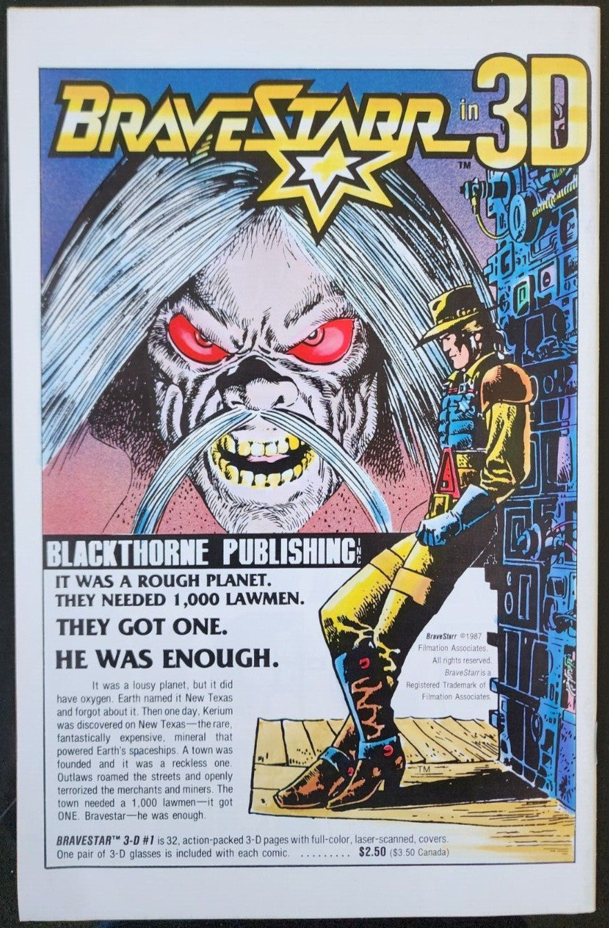 G.I.JOE 3-D #2 (1987) Glasses not included Blackthorne Comics
