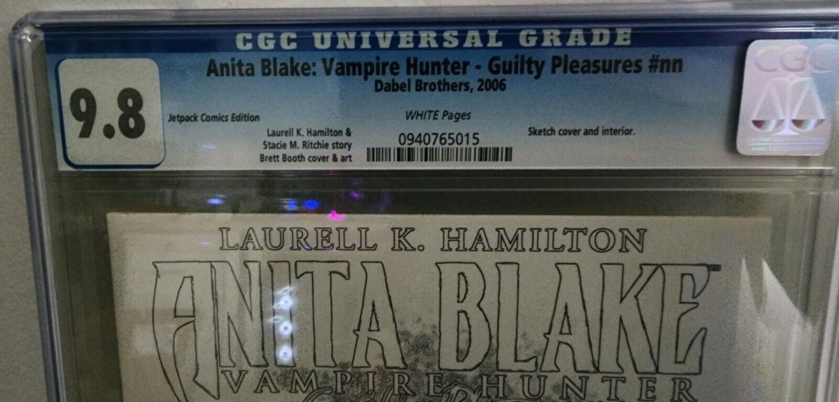 Anita Blake: Vampire Hunter Guilty Pleasures #nn Jetpack Sketch CGC 9.8