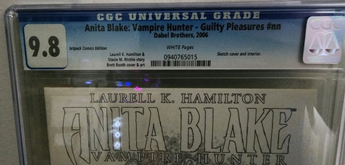 Anita Blake: Vampire Hunter Guilty Pleasures #nn Jetpack Sketch CGC 9.8