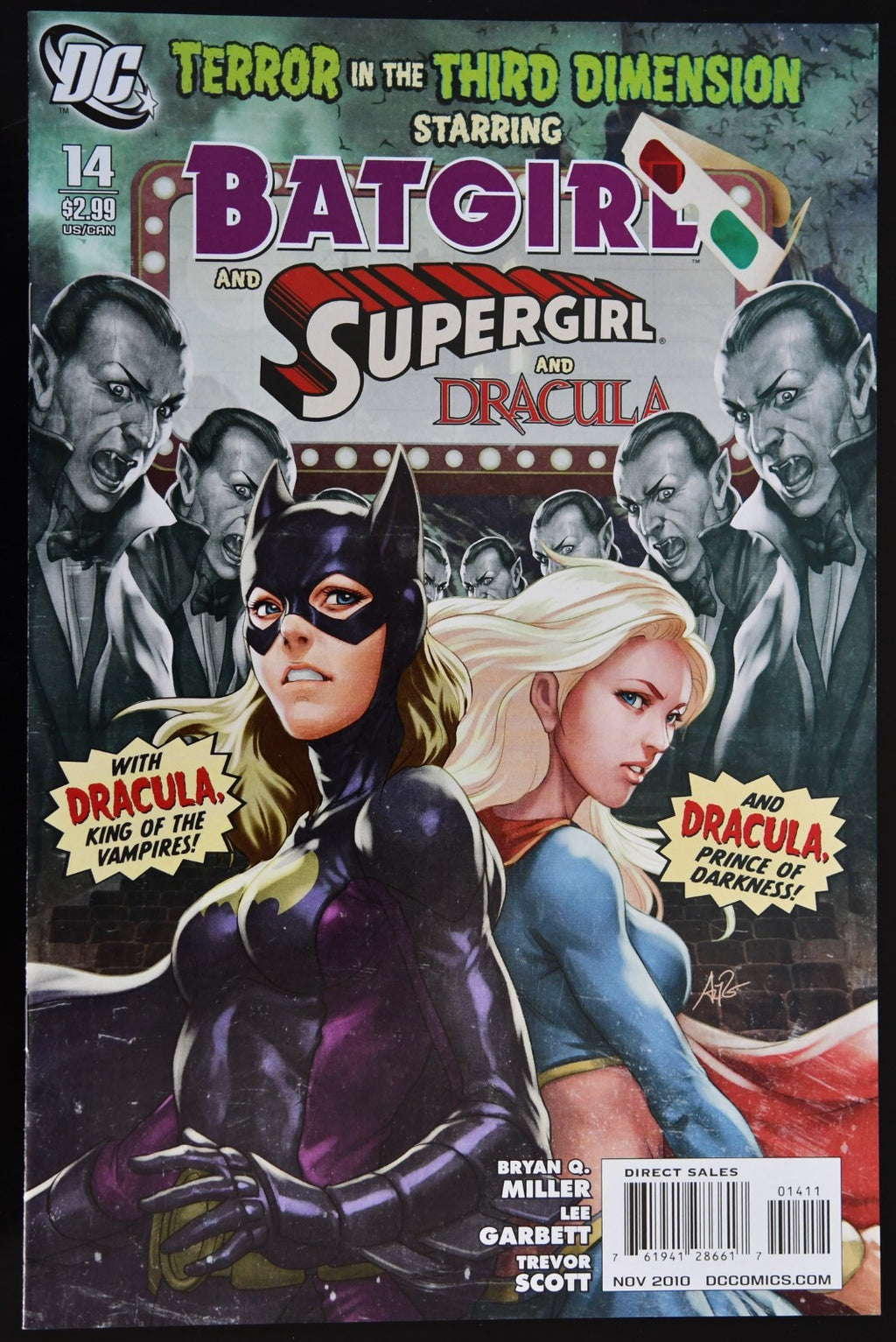 Batgirl, Vol. 3 #14 2010 Artgerm Supergirl Dracula