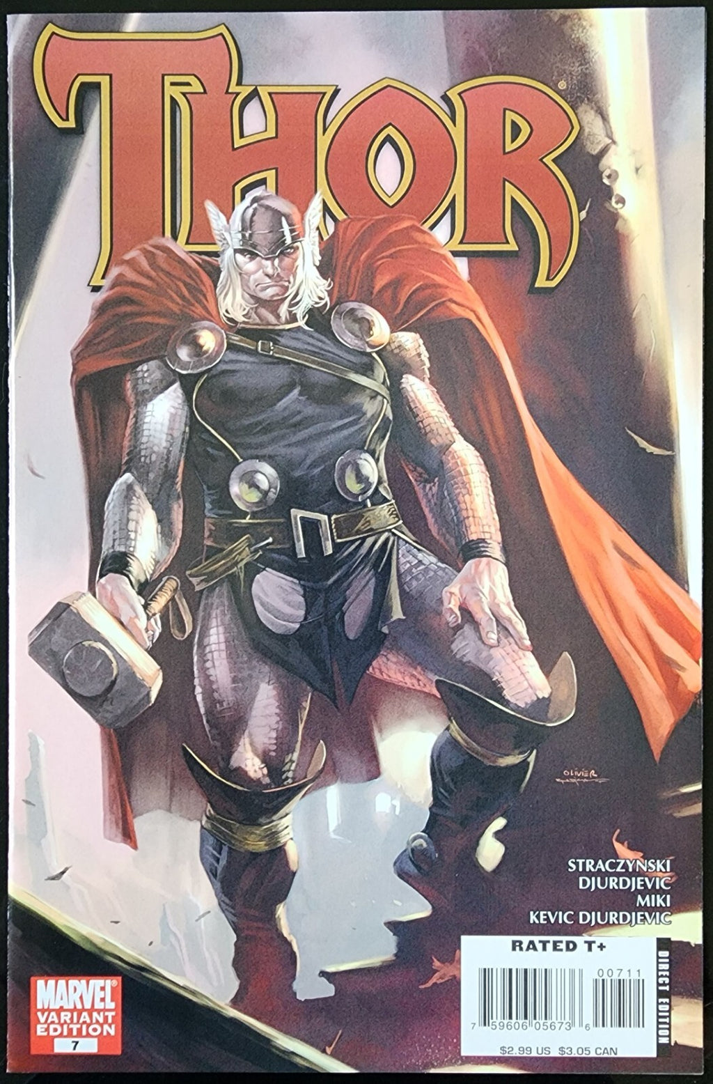 Thor #7 2008 Marko Djurdjevic