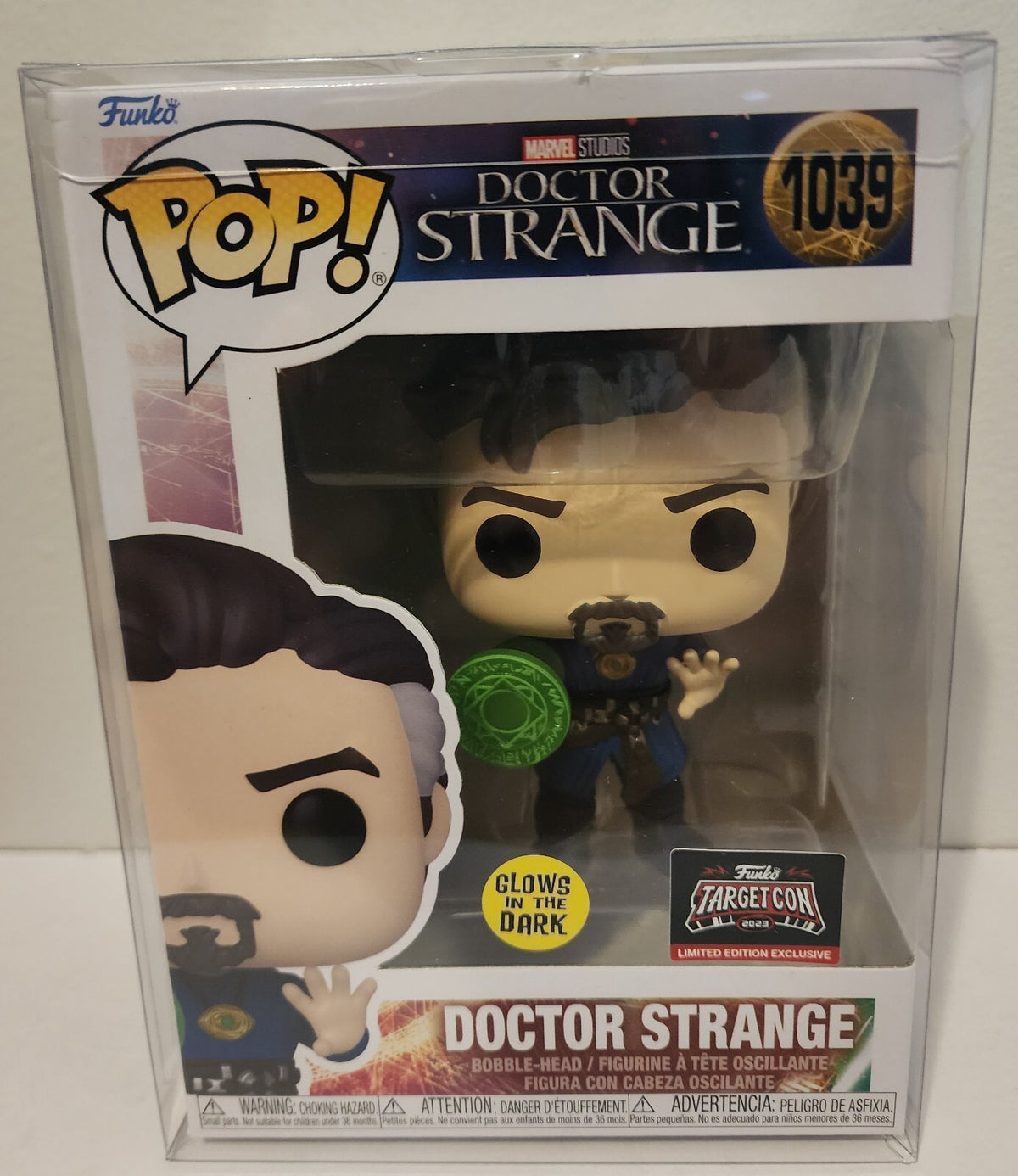 Doctor Strange Funko Pop #1039 Target Con 2023 Glow in the Dark