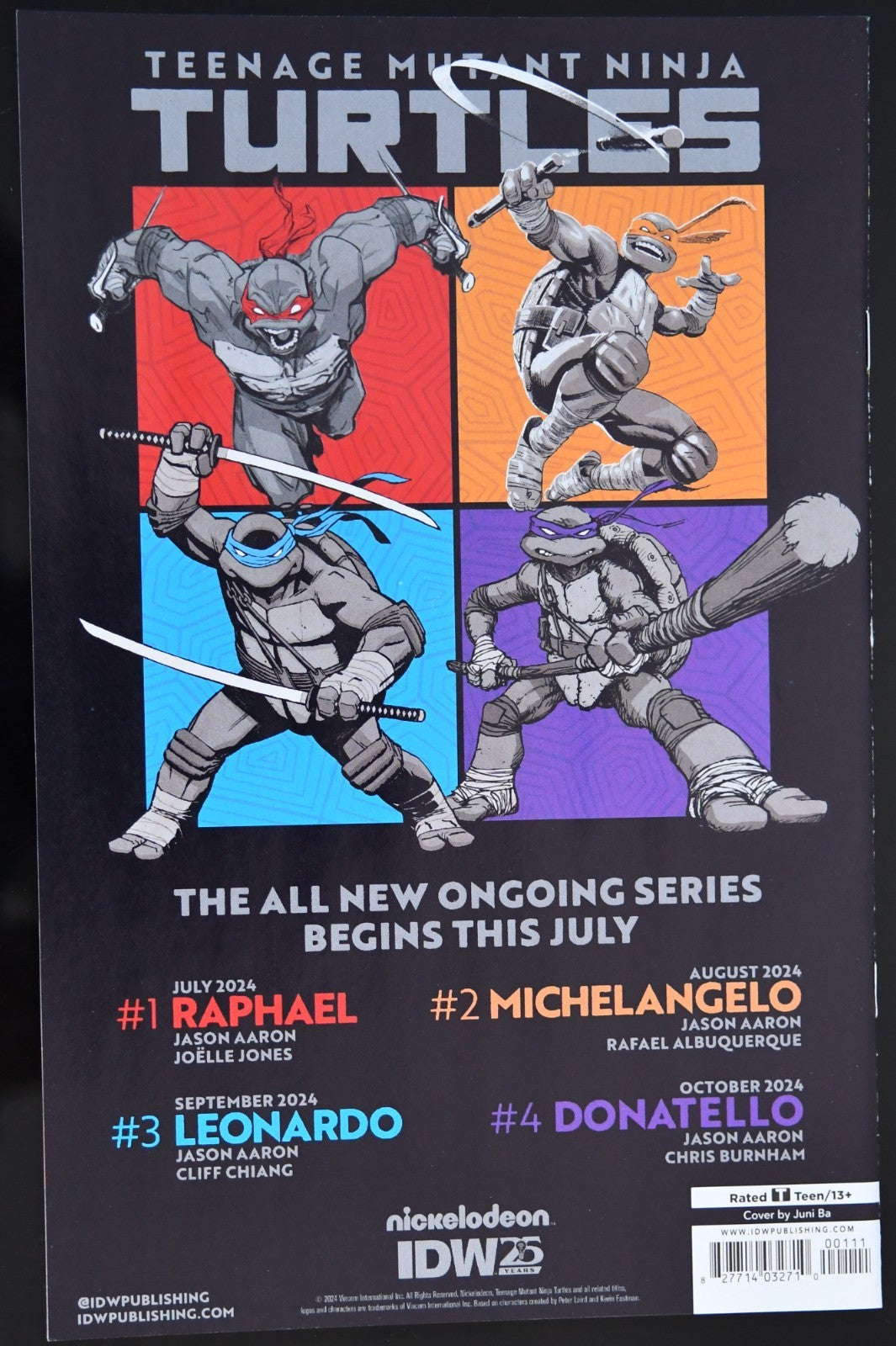 Free Comic Book Day 2024 Teenage Mutant Ninja Turtles 1st app. Nightwatcher