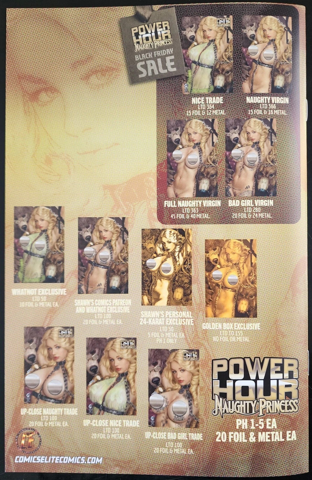 Power Hour Preview #3 Shikarii Goldie 6 Book Boxset including Shawn's Exclusive