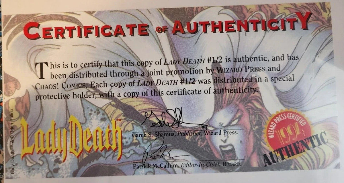 Lady Death Mini-Series(1994) Chaos! Comics Choose Your Issue