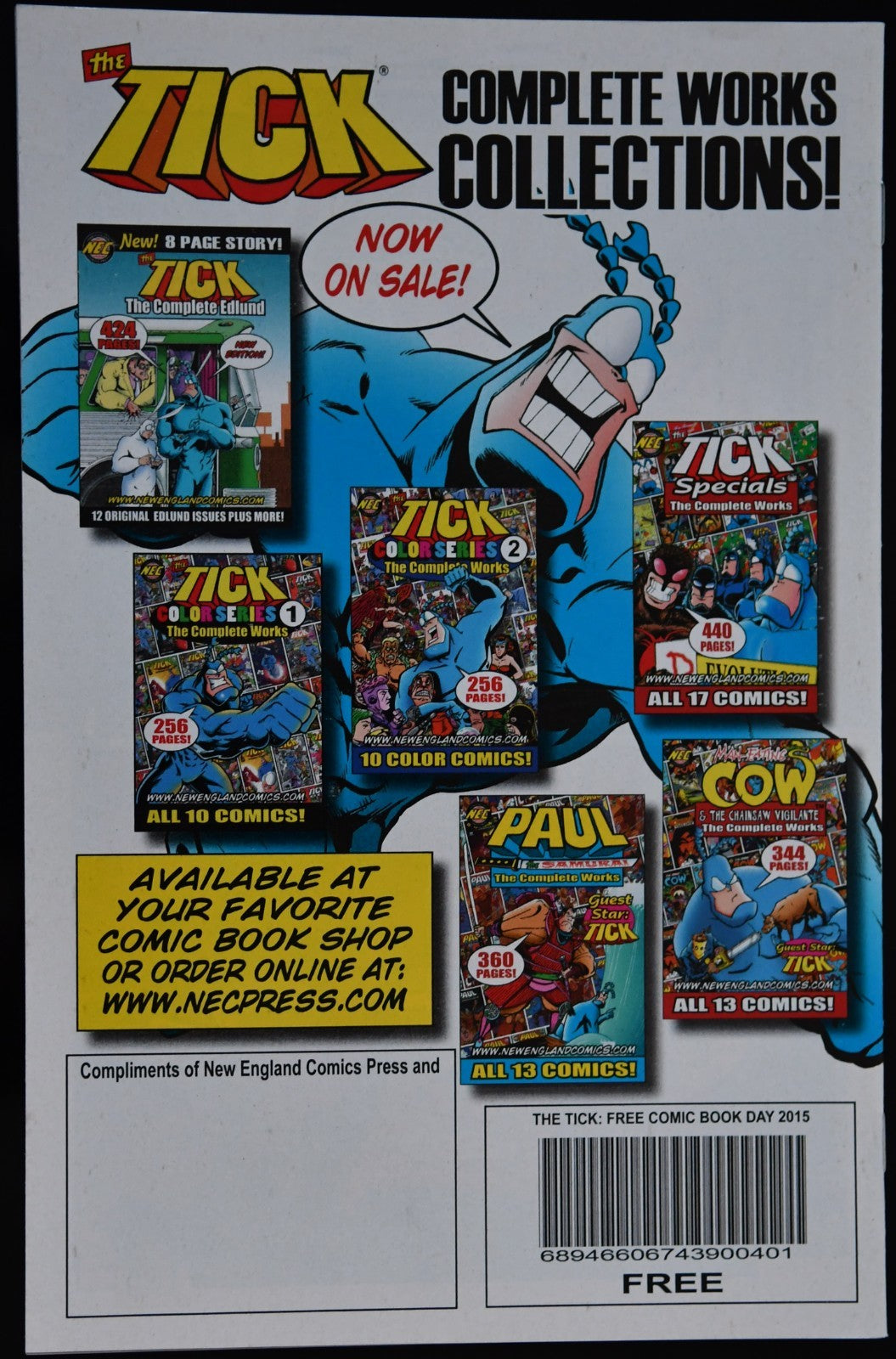 Free Comic Book Day 2015 FCBD - The Tick