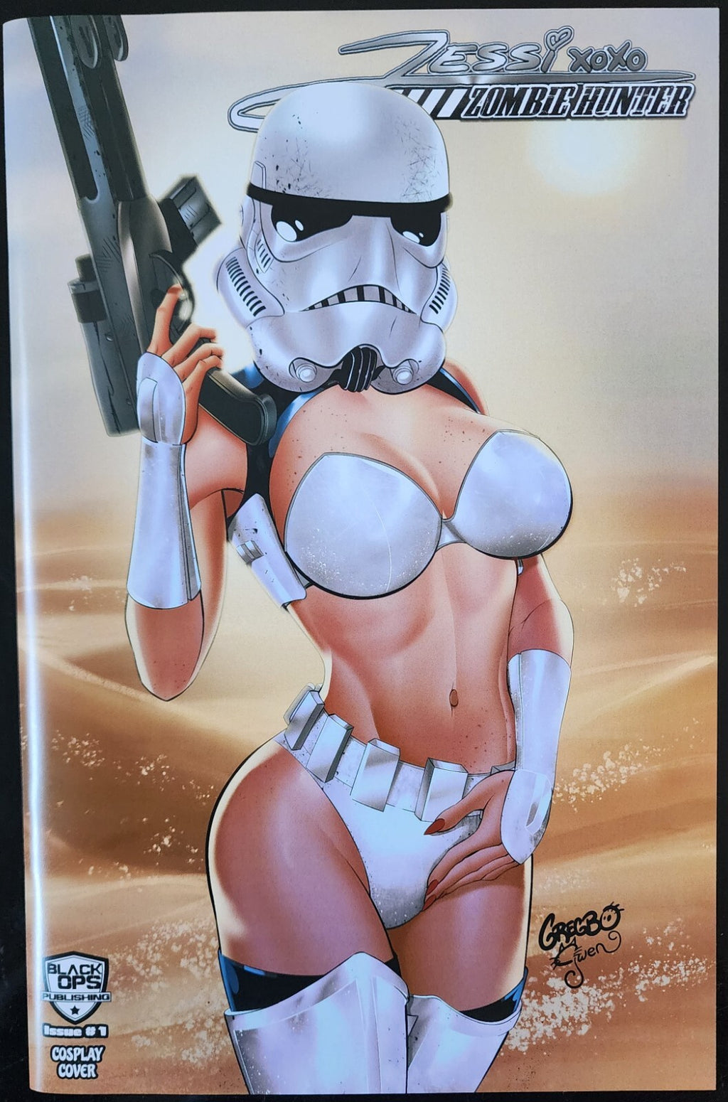 Jessi Zombie Hunter #1 Gregbo Stormtrooper White Costume Cover (A) LTD 150