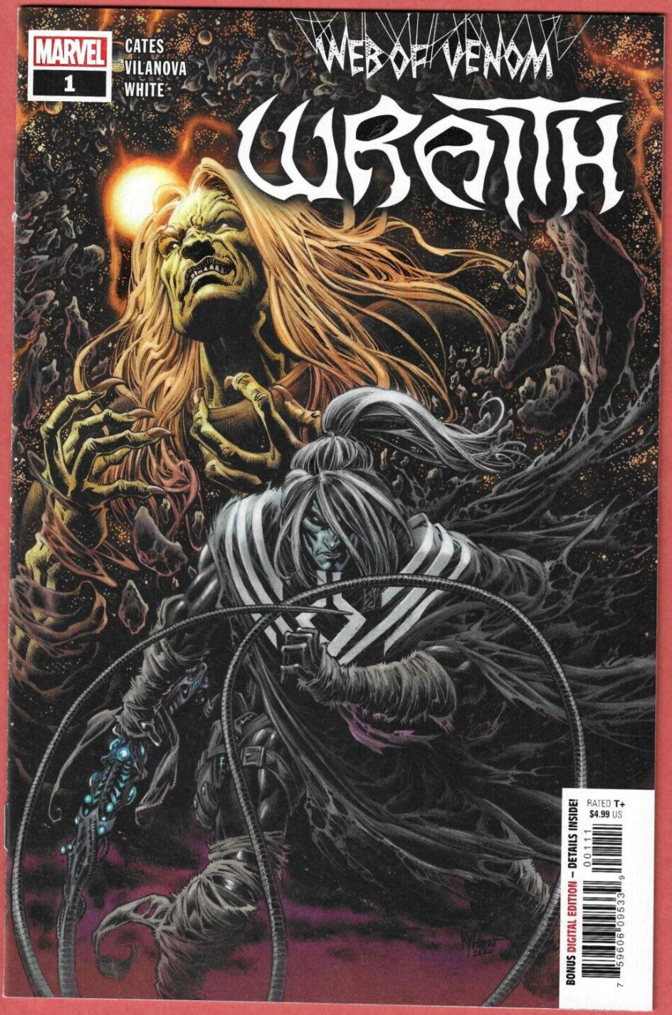 Web Of Venom: Wraith #1 Variant Cover 2020, Marvel Knull