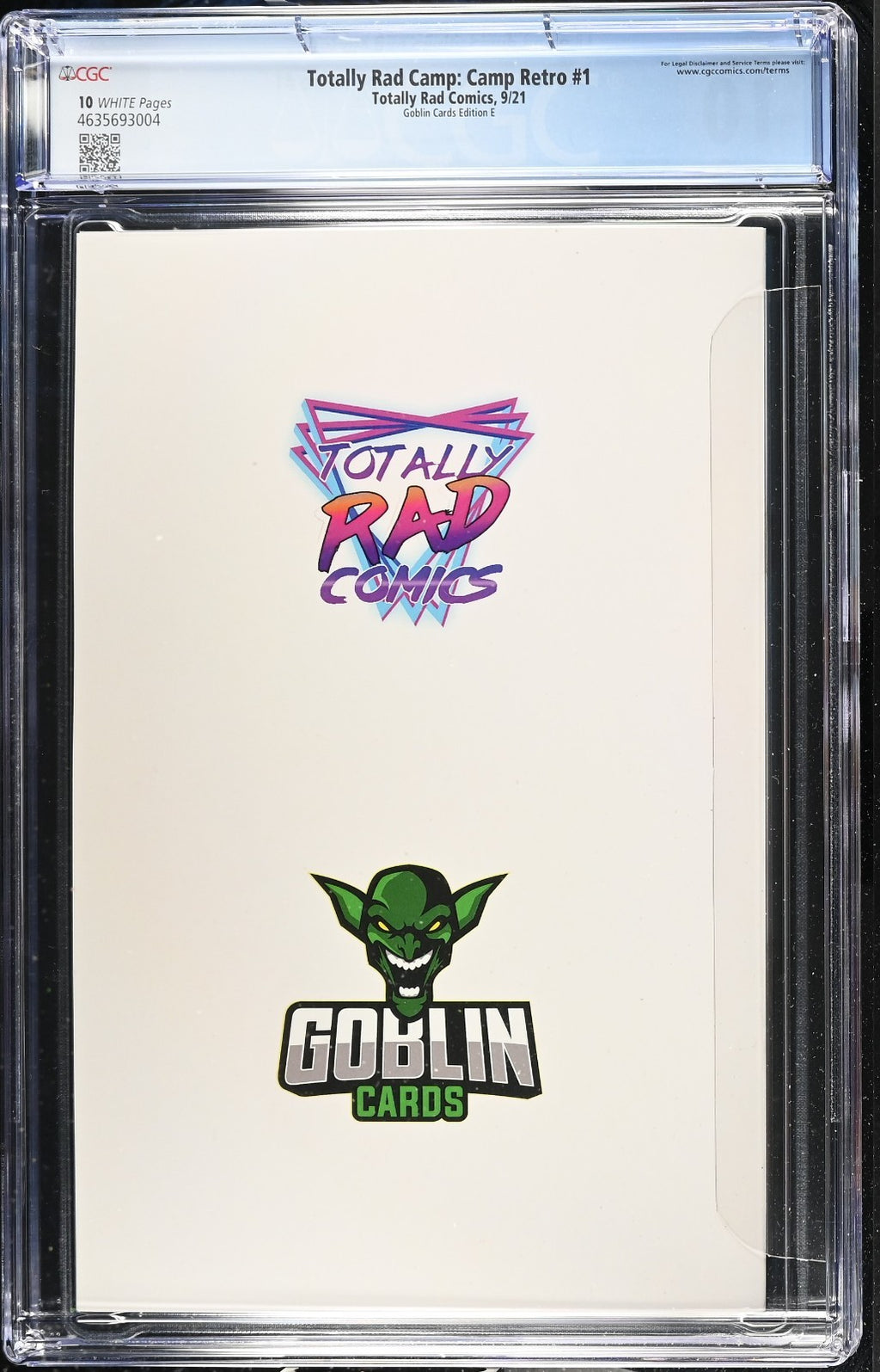 Totally Rad Camp Camp Retro #1 Shikarii Goblin Full Naughty CGC 10 Gem Mint Rare