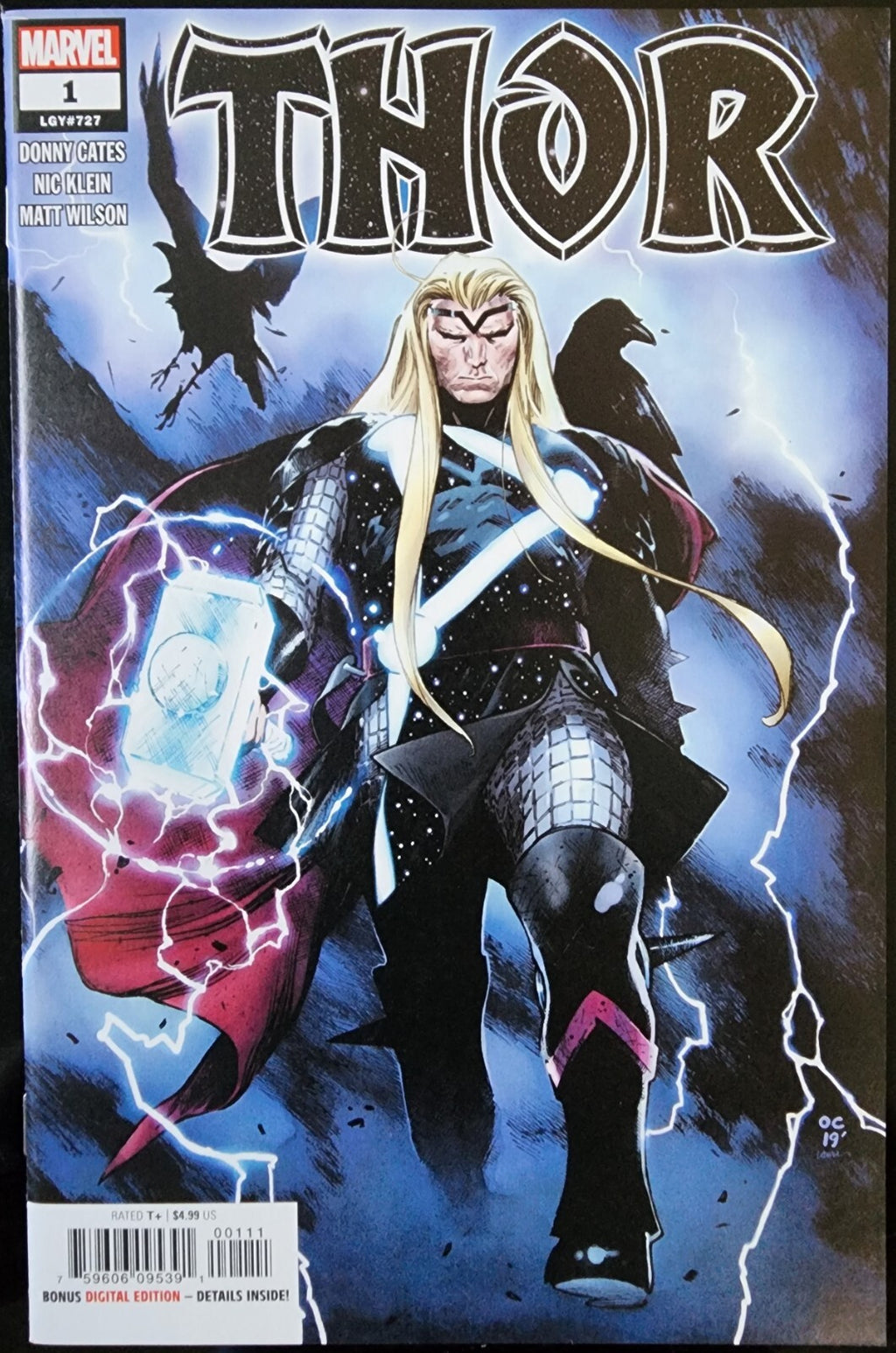 THOR #1 / #727 Olivier Coipel Variant, Cates, 1st Herald of Thunder 2020