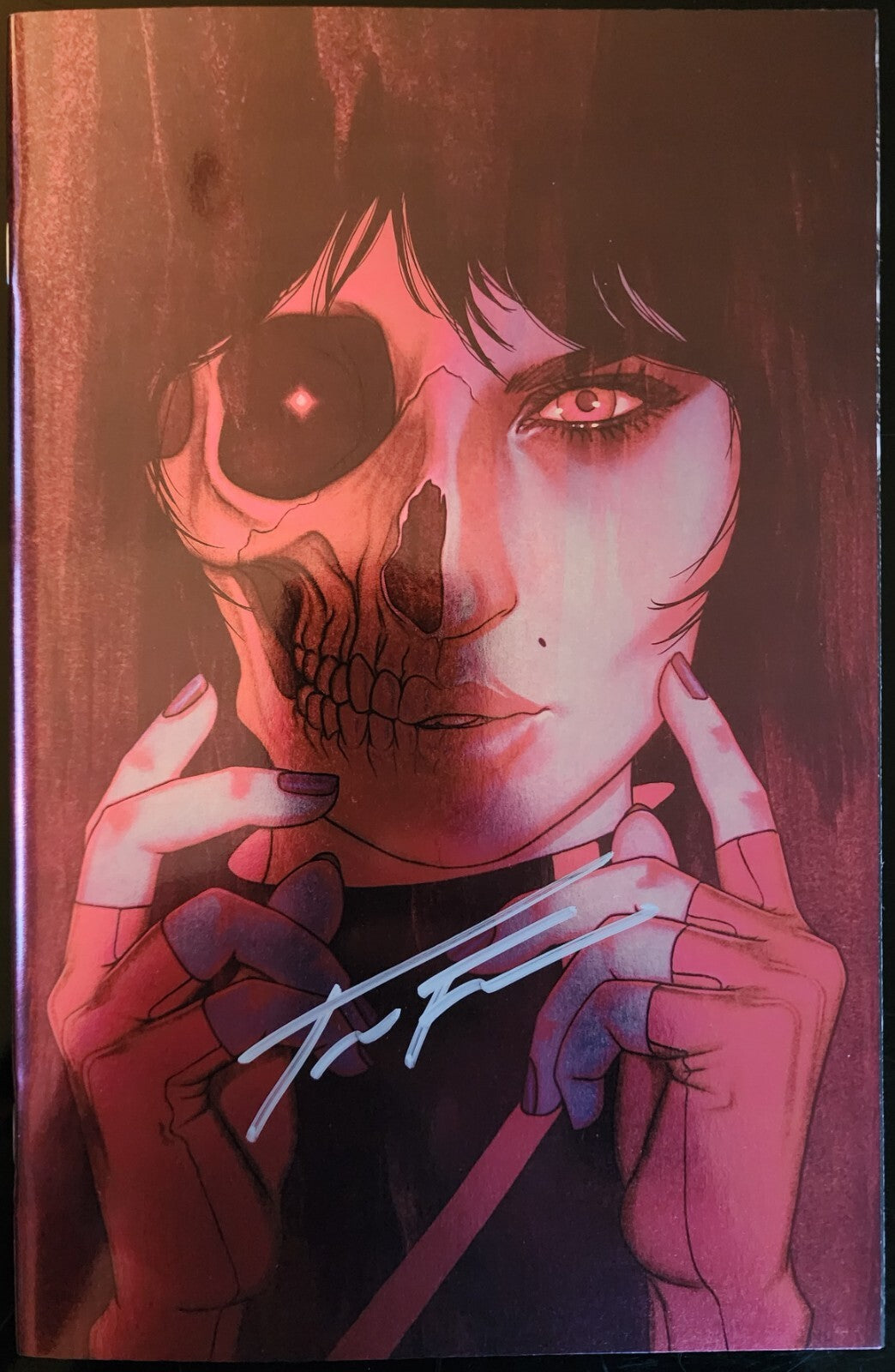 GRIM PEN & INK #1 Signed by Jenny Frison FOIL Variant Cover LTD 400 With COA