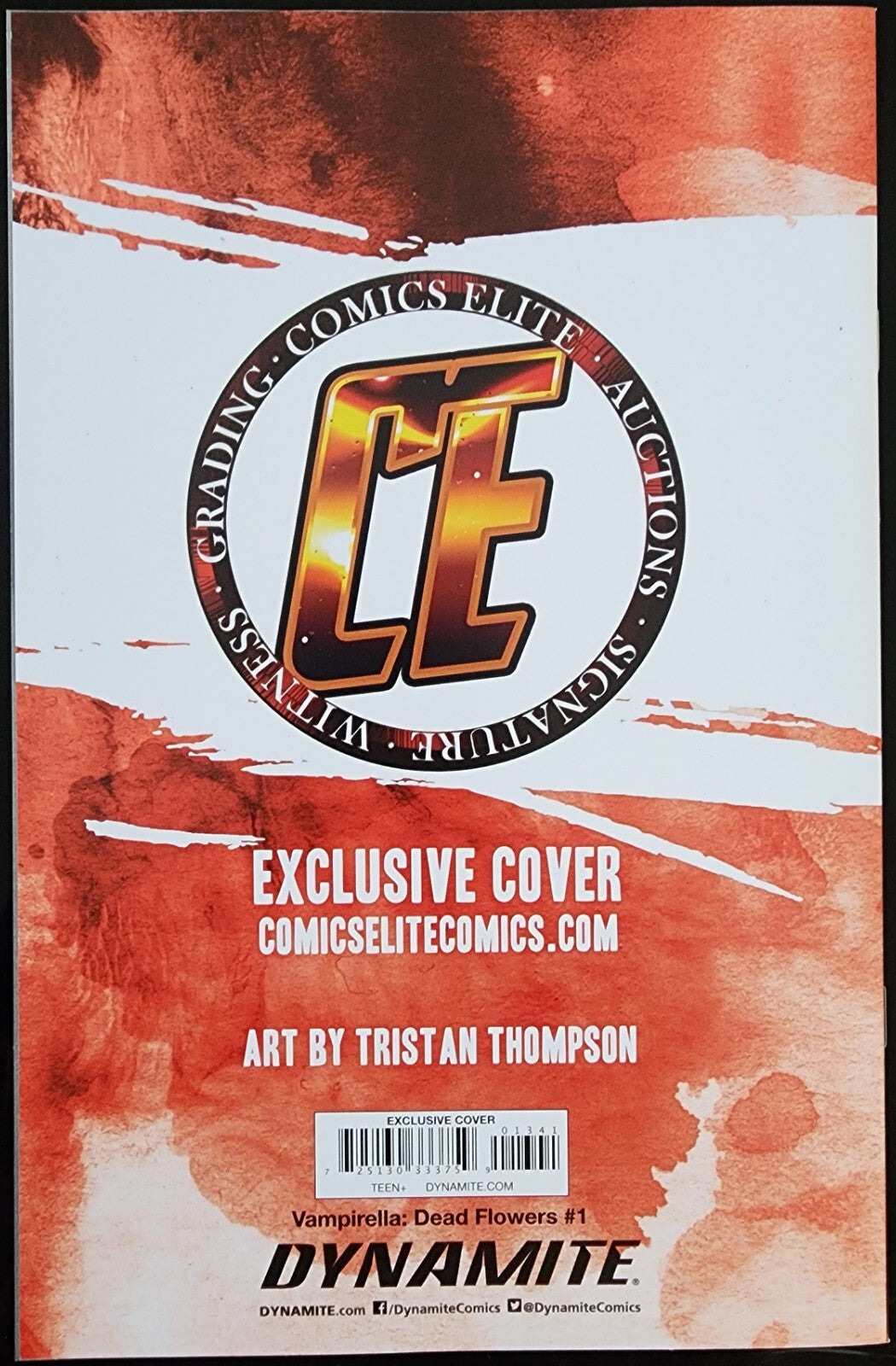Vampirella: Dead Flowers #1 NYCC Virgin Variant Limited 500 Tristan Thompson