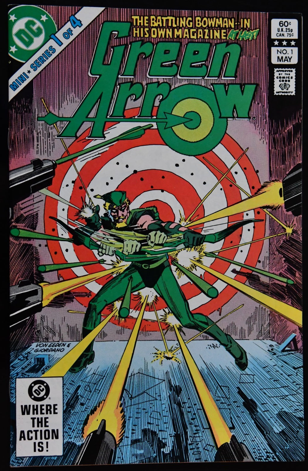 Green Arrow #1 1983 Premiere Issue, 1st solo series of Green Arrow Oliver Queen