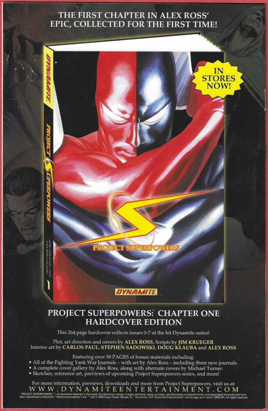 Project Superpowers Chapter 1 #0-7 Complete 1/2 X-Mas Christmas Carol Alex Ross
