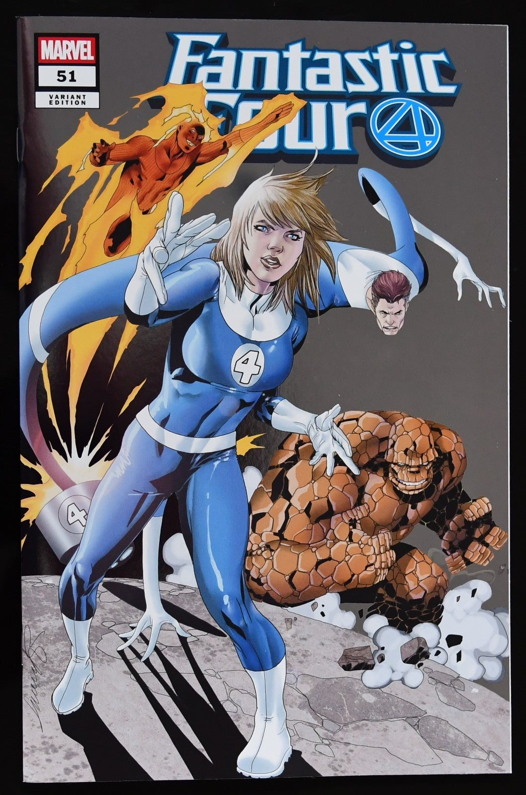 Fantastic Four #1, #51, #57, #209 Whatnot Silver Foil Set 2025 Ltd 1000