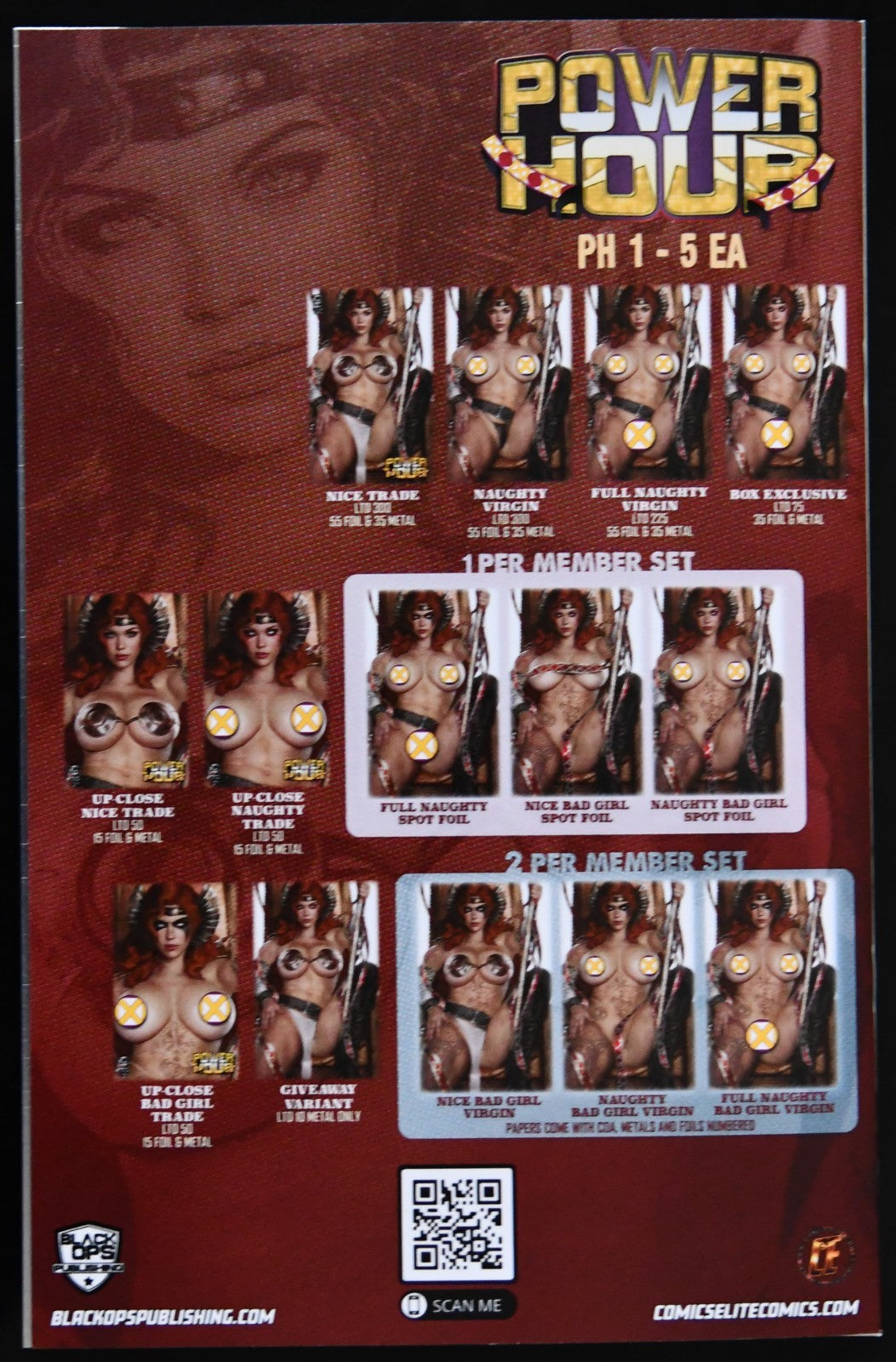 Power Hour #3 Shikarii Bounty Hunter Patreon Box Exclusive Metal Ltd 32/35