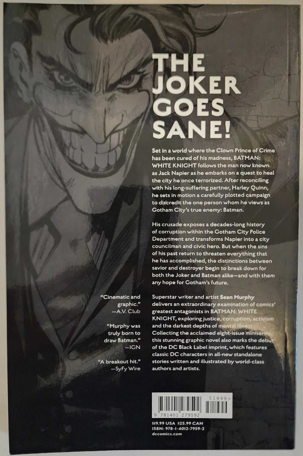 Batman: White Knight (DC Comics, December 2018) Joker