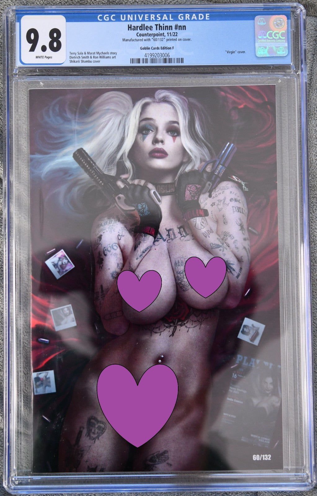 Hardlee Thinn #nn Goblin Cards Edition F CGC 9.8 2022 Ltd 60/132
