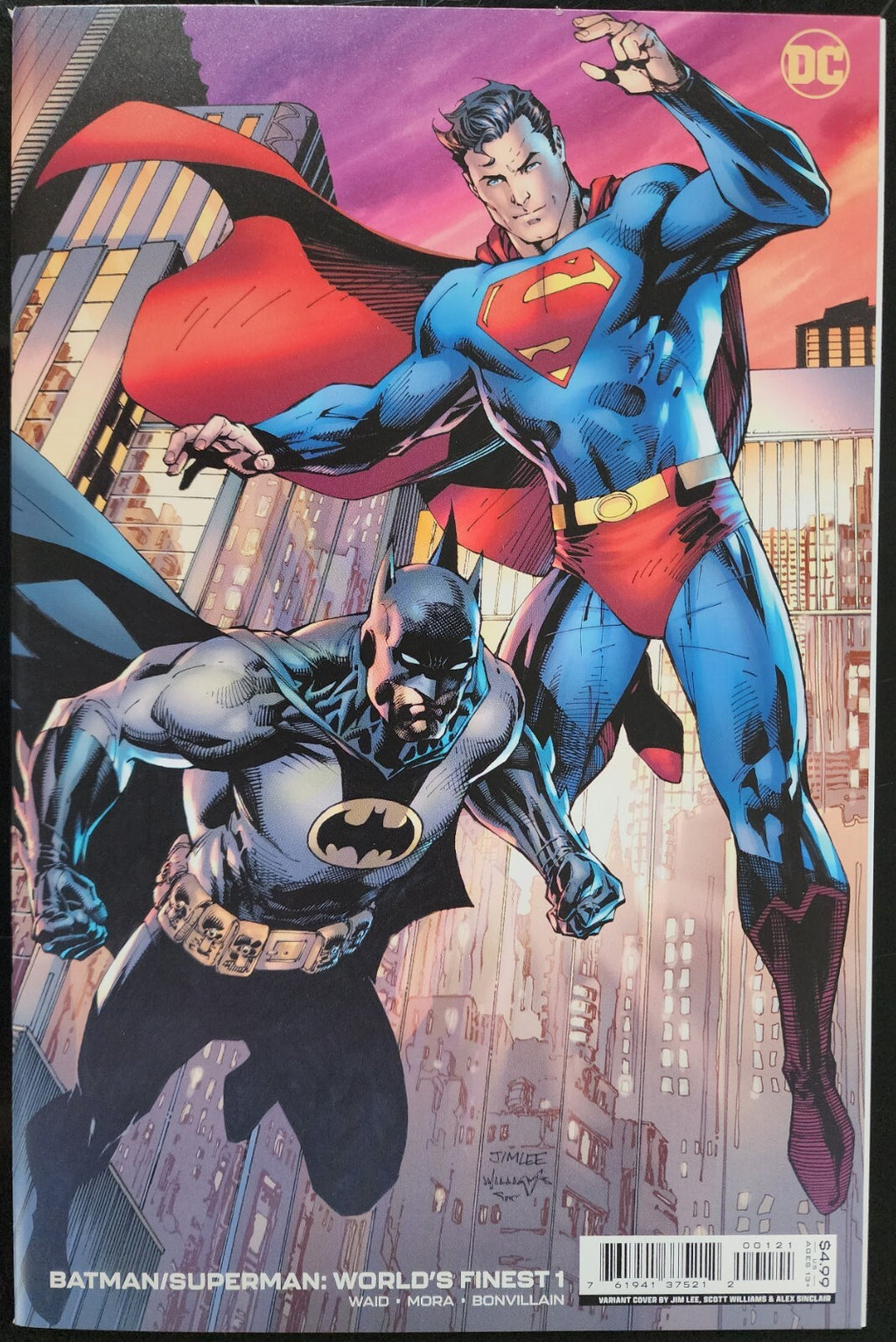 Batman Superman World's Finest #1 Jim Lee Variant 2022 2nd Cameo App Devil Nezha
