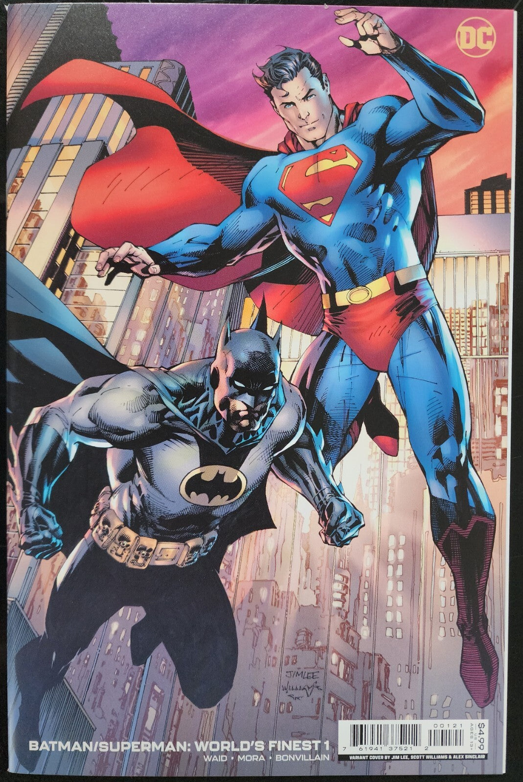 Batman Superman World's Finest #1 Jim Lee Variant 2022 2nd Cameo App Devil Nezha