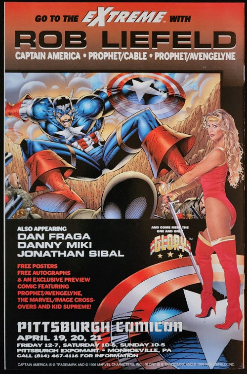 ANGELA / GLORY: RAGE OF ANGELS #1 Image 1996 One-Shot