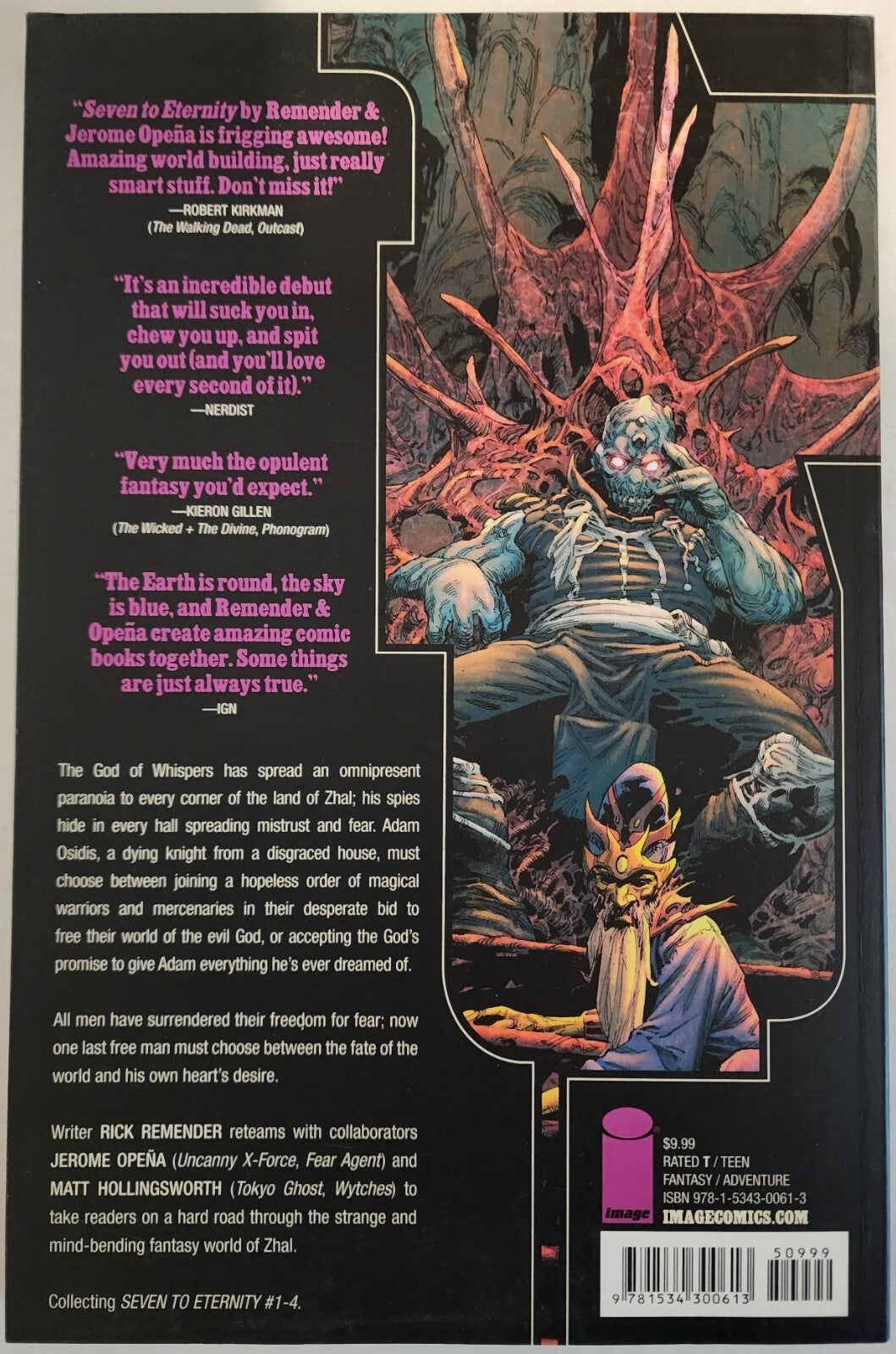 Seven to Eternity: The God Of Whispers (Image, TPB, 2017) Remender