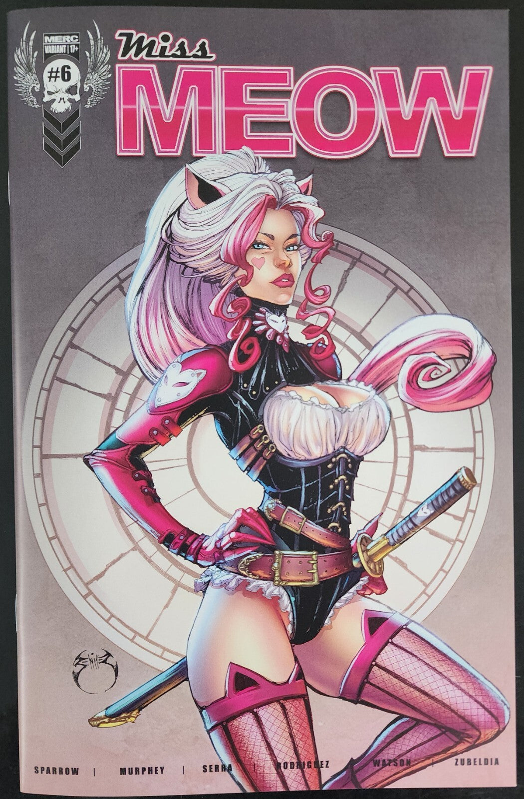 Miss Meow #6 Joe Benitez Steamed Kickstarter Variant Cover (C) Merc Magazine