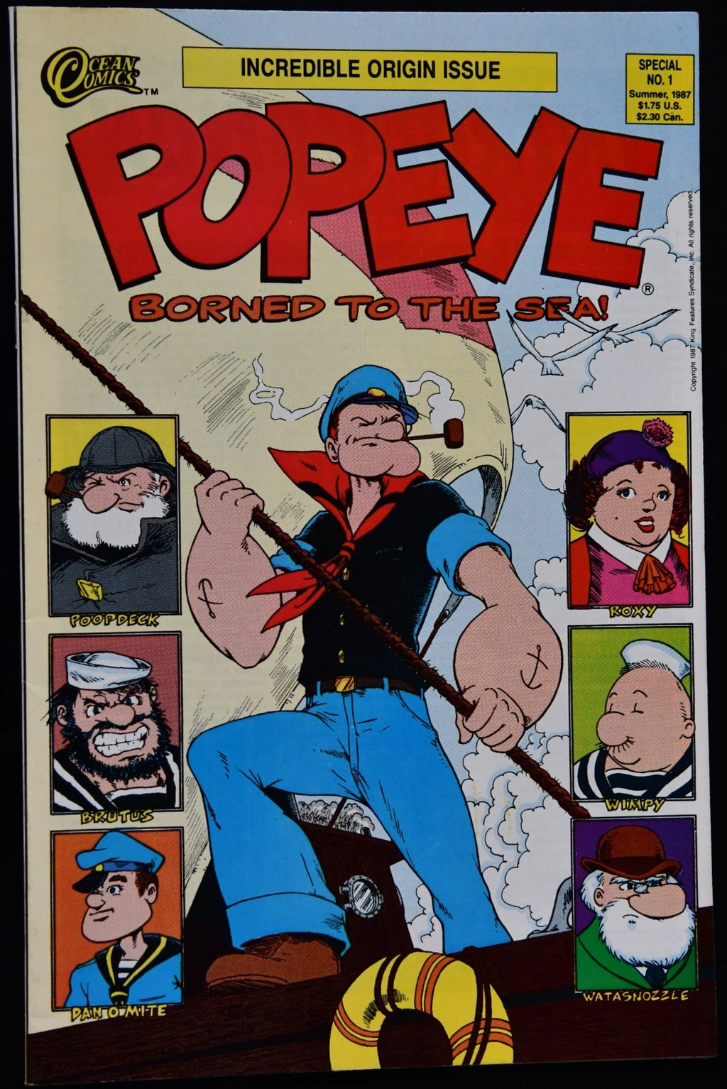 Popeye Special #1 (OCEAN Comics Summer 1987)