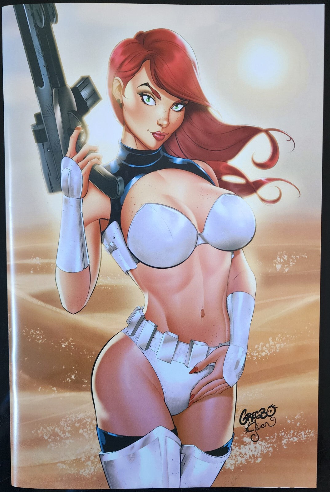 Jessi Zombie Hunter #1 Gregbo Stormtrooper White Costume Cover (B) LTD 150