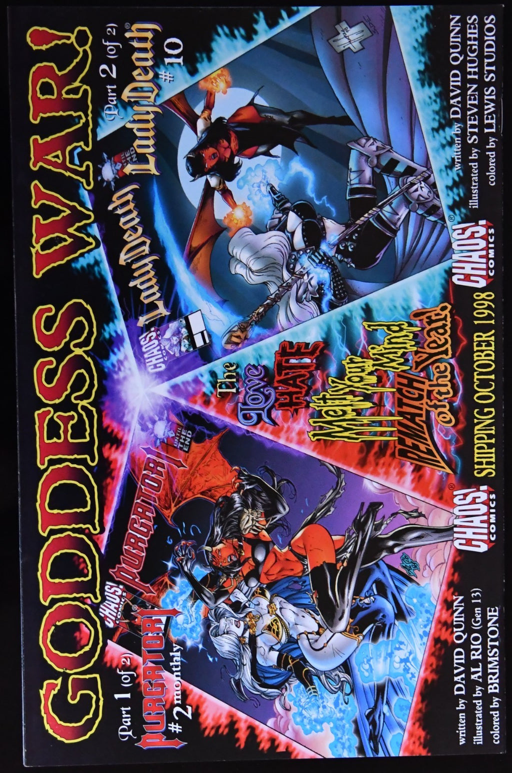 Lady Death (1998-1999) Chaos Comics Choose Your Issue