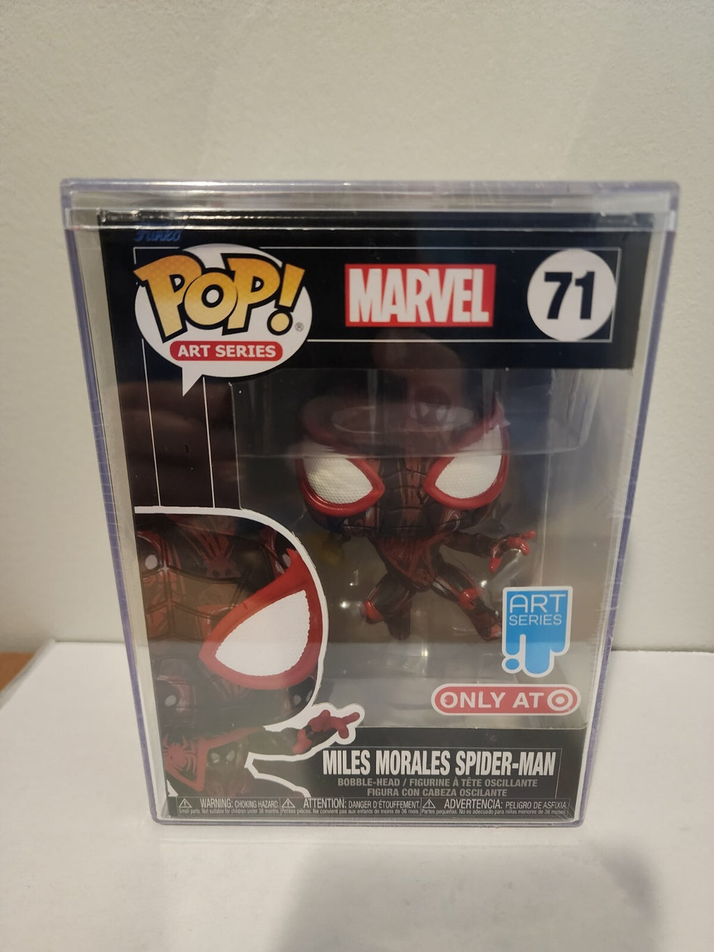 Funko Pop! Art Series Marvel: MILES MORALES SPIDER-MAN #71 Target Exclusive