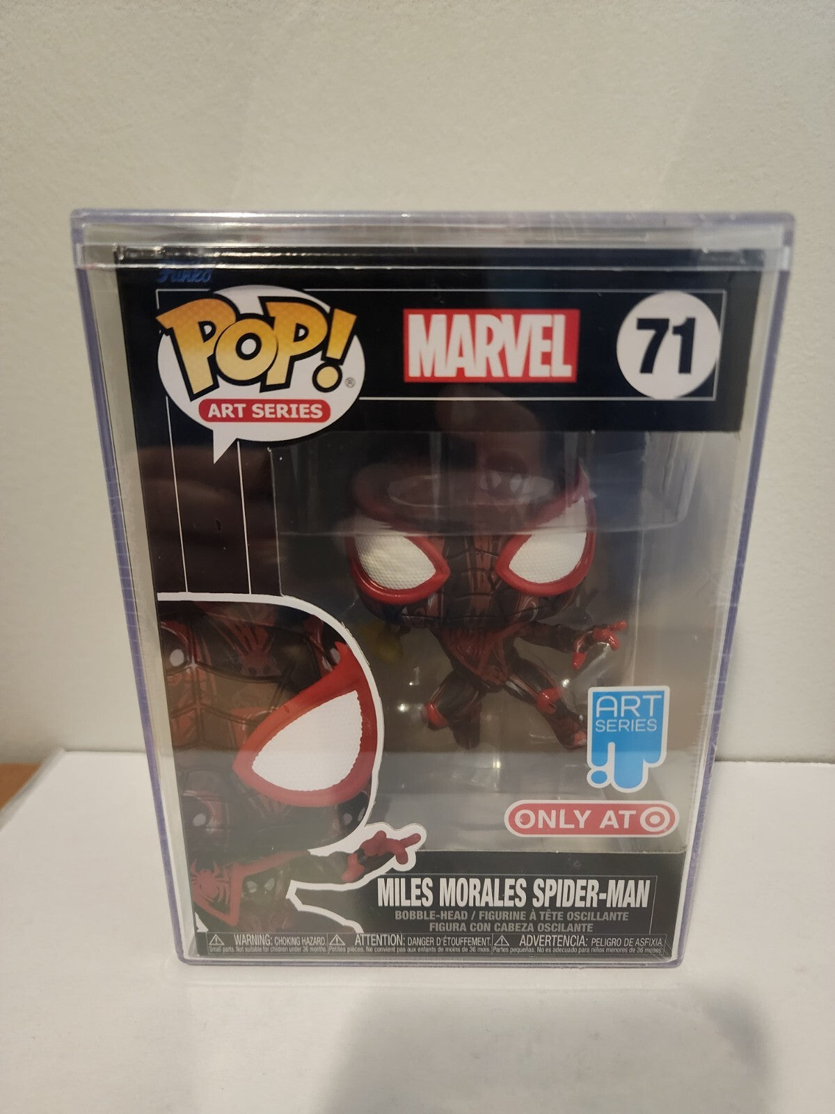 Funko Pop! Art Series Marvel: MILES MORALES SPIDER-MAN #71 Target Exclusive