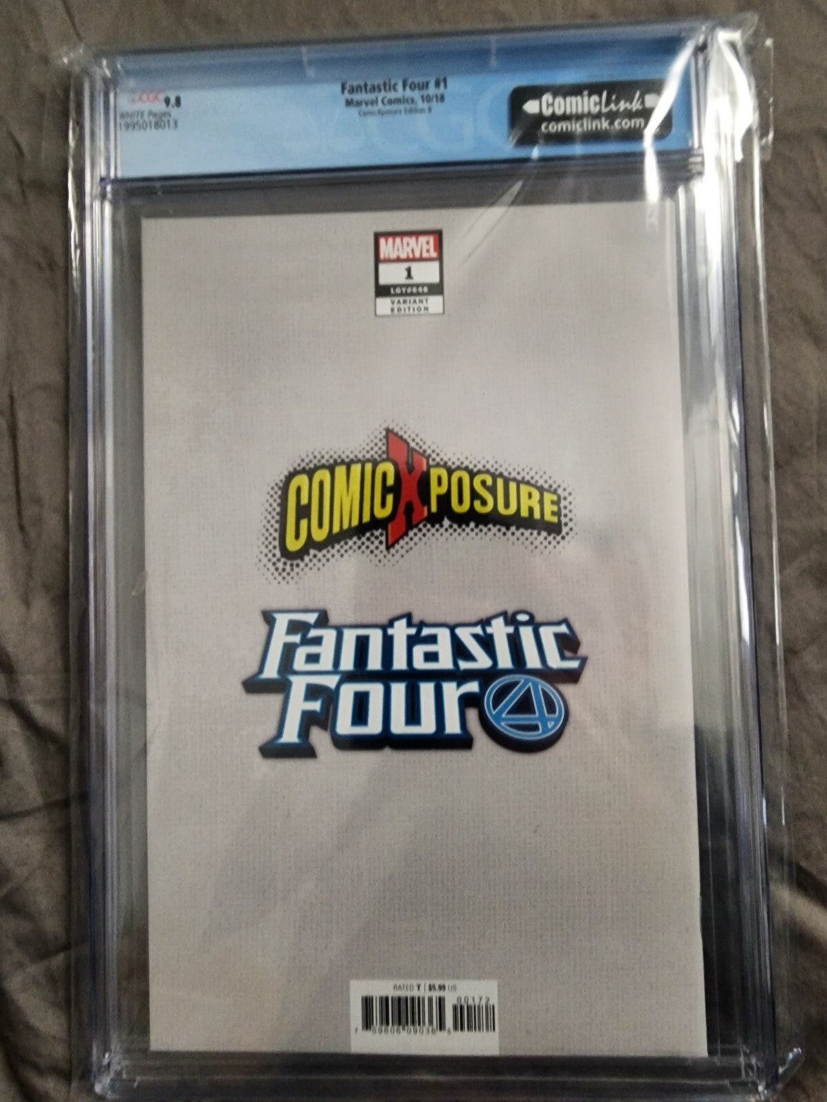FANTASTIC FOUR 1 CGC 9.8 LUCIO PARRILLO GRIEVER COMICXPOSURE VIRGIN VARIANT B