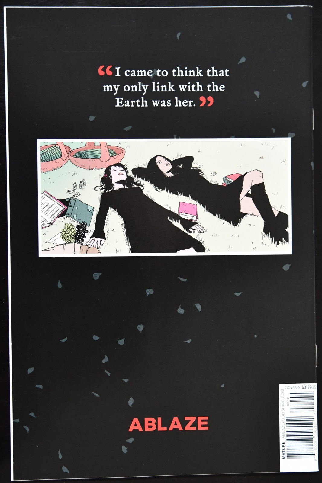 Maria Llovet's Eros / Psyche #2 2021 Ablaze Pulp Fiction Homage Cover
